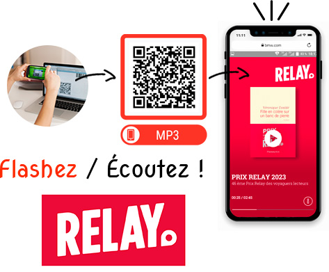 QRcast : diffusion de messages publicitaires - RELAY