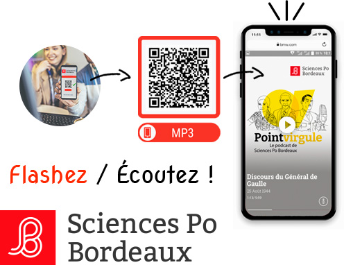 QRcast : Diffusion de podcast - Science po bordeaux